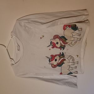 Kids Unicorn Graphic Longsleeve, H&M, Size 5T